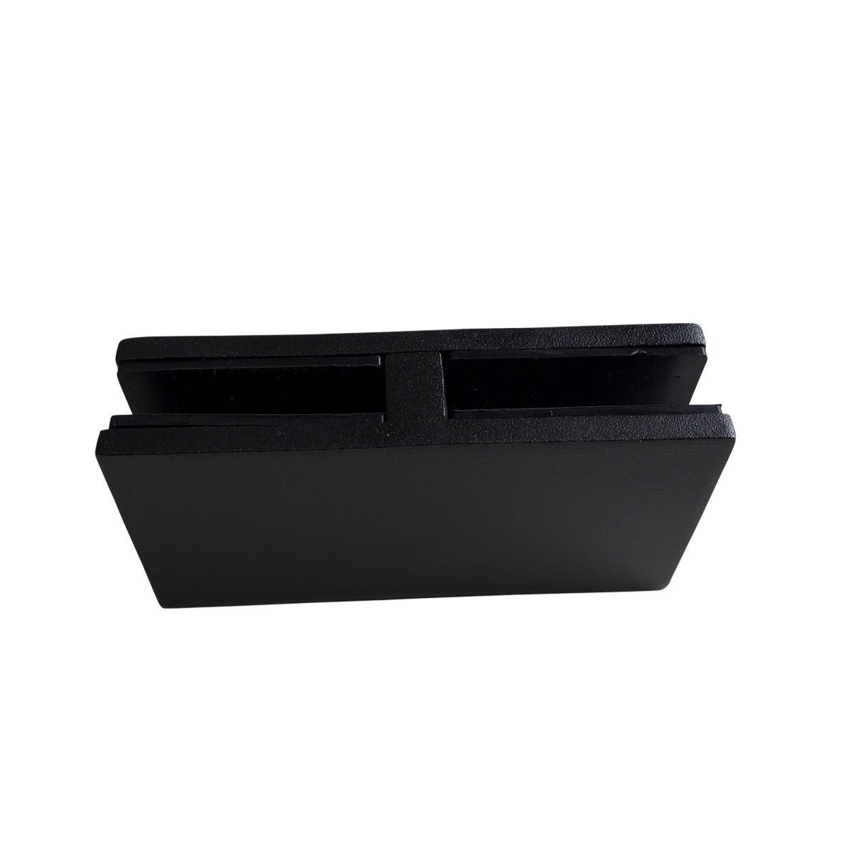 180 Degree Stainless Steel Glass Connector 12 mm - 1/2'' - Black - Gauthier De LaPlante