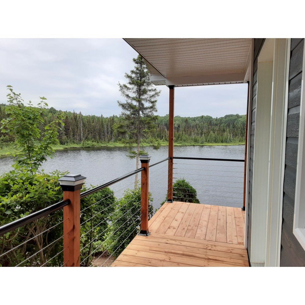 Classic Cable Railing System – Timber Post - Gauthier De LaPlante
