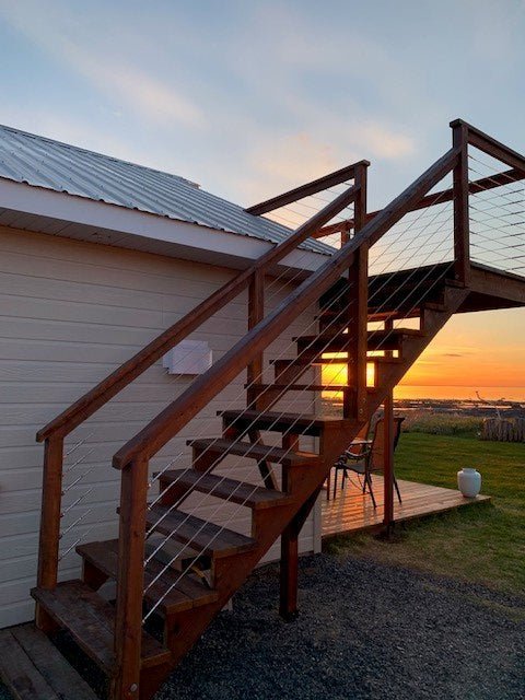 Nautica Cable Railing System - II – Timber Post - Black - Gauthier De LaPlante