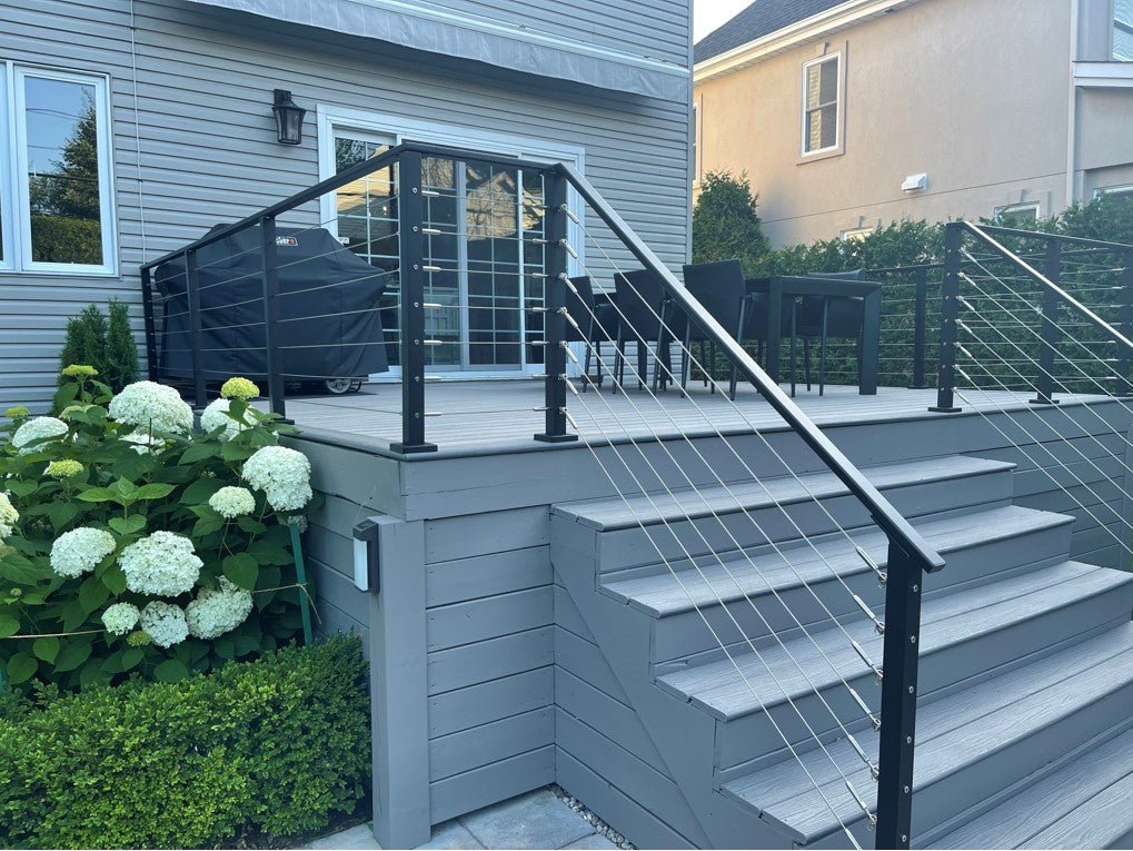 Cable Railing With Metal Post – Gauthier De LaPlante