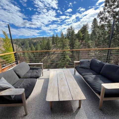 Deck cable railing project in Kamloops, British Columbia