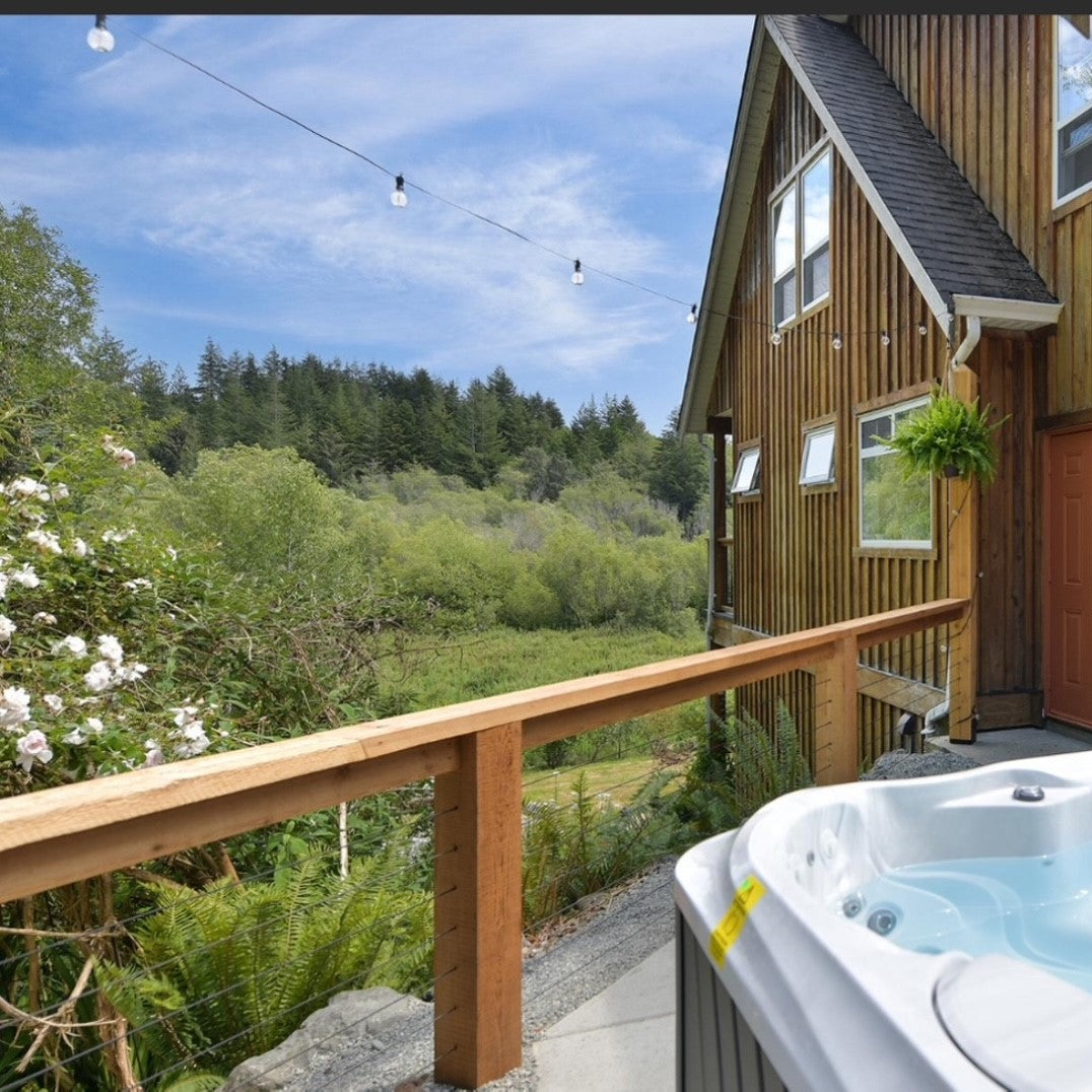 Timber post cable railing project in Victoria, British Columbia