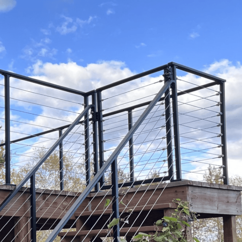Cable Railing Gate - Custom Made - Gauthier De LaPlante