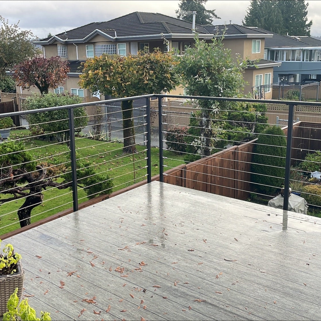 Classic Railing System Classic Cable Railing System - I - Metal Post – Gauthier De LaPlante