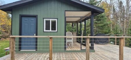 Classic Cable Railing System - I - Timber Post - Gauthier De LaPlante