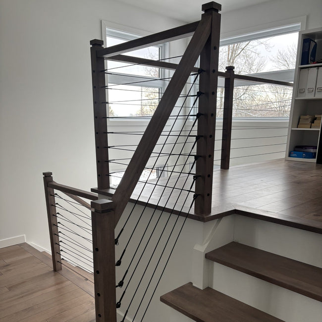 Cable Railing for Timber Post – Gauthier De LaPlante