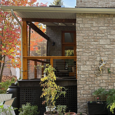 Nautica Cable Railing System - I – Timber Post - Gauthier De LaPlante