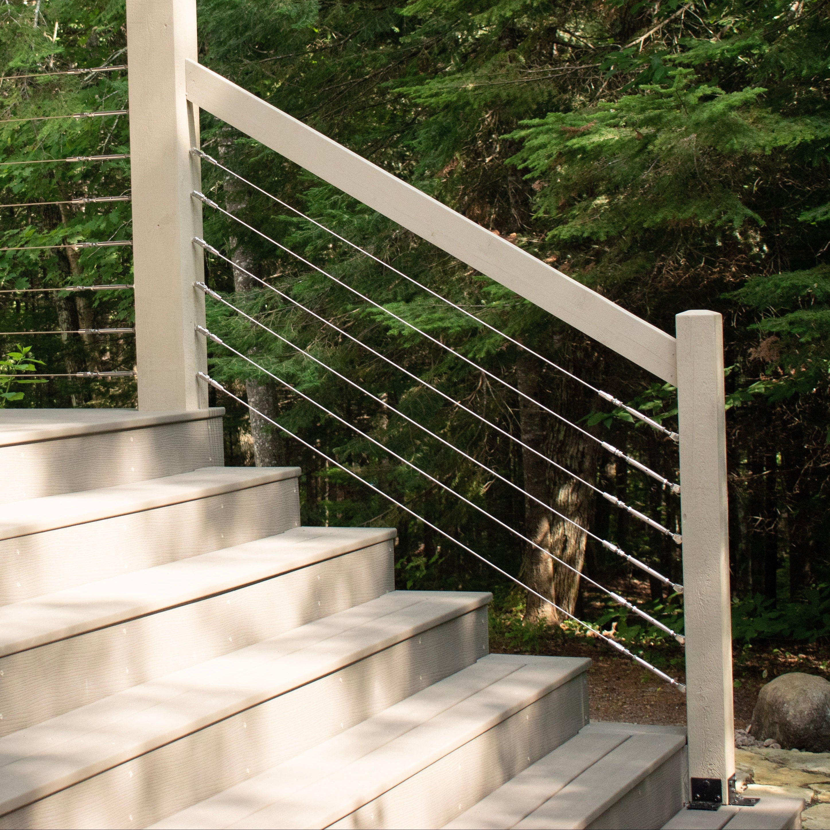 Sailing Cable Railing System II – Timber Post – Gauthier De LaPlante