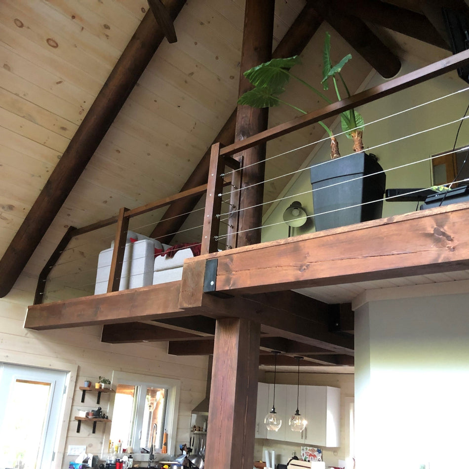 Marina Cable Railing System - II - Timber Post – Gauthier De LaPlante