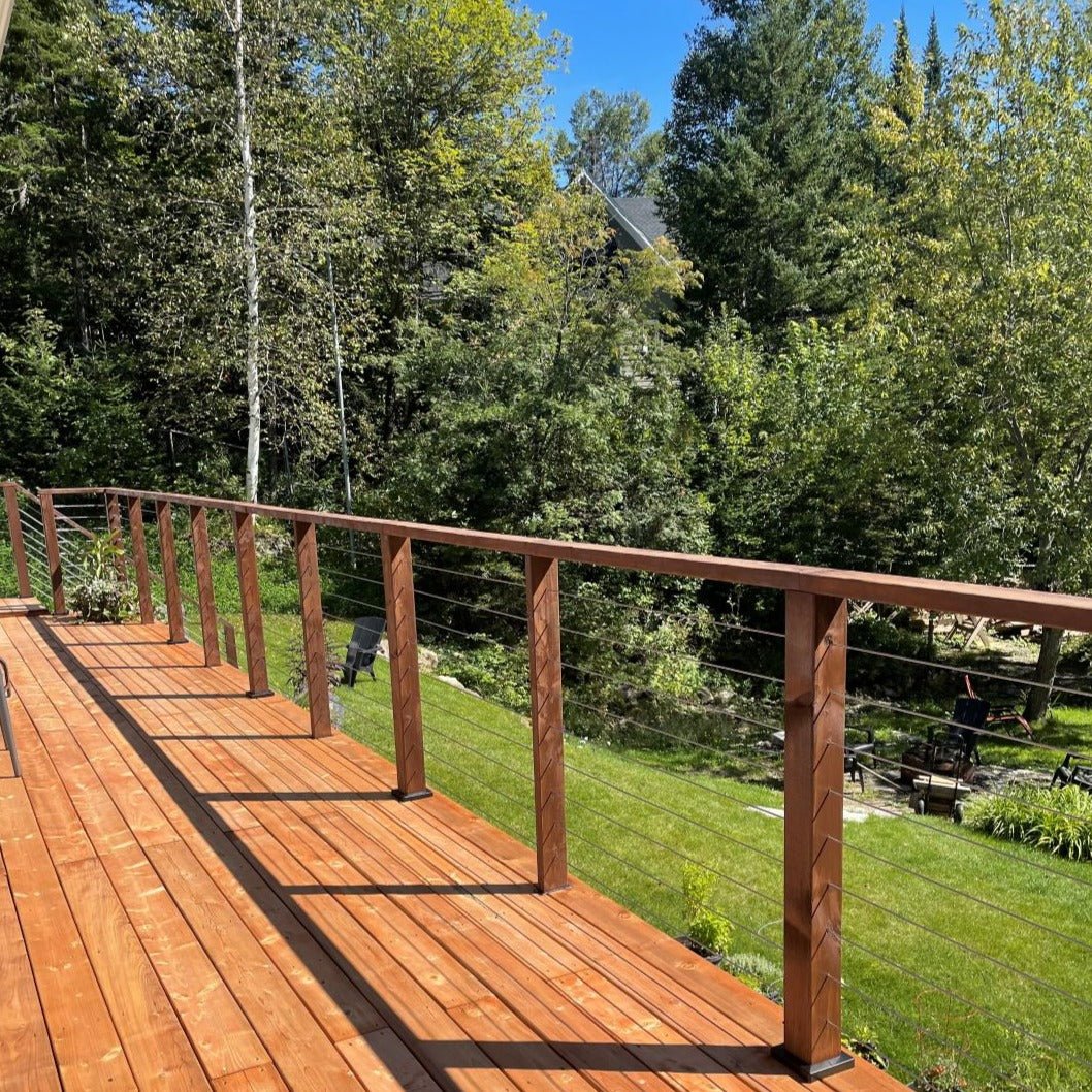 Sailing Cable Railing System I – Timber Post – Gauthier De LaPlante